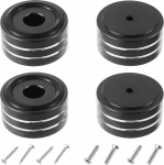 4 HiFi neeldurijalgade libisemisvastane vibratsiooni summuti alus, mida kasutatakse helik&otilde;lari subwooferi ja kodukino jaoks (40 x 20 mm, must).
