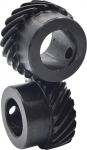 Spindel Worm Gearbox hammasratta v&otilde;lli, 2Pcs 1M 13T 15T 20T 45 kraadi 90&deg; koonus hammasratas DIY mootor Offset Gear 6 8 10 12 14 15mm l&auml;bim&otilde;&otilde;t (suurus : 12mm, v&auml;rv : 1M 20 hammas)