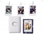 INSTAX Limited Edition Mini LINK2 Smartphone Printer Bundle, Clay White