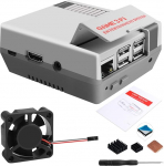 GeeekPi Retro Gaming Nes3Pi korpus Raspberry Pi 3 mudelile B/B+, Raspberry Pi 2B/3B/3B + korpus koos jahutusventilaatoriga Raspberry Pi Raspberry Pi Raspberry Pi Heatsink for Raspberry Pi 2B/3B/3B+