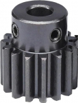 Industrielles Schr&auml;ggetriebe, 1,5 Modul, Stirnradgetriebe, 1,5 M-15T/16T, Karbonstahl, Schw&auml;rzung, Hochfrequenz-Abschreckgetriebe, Bohrungsgr&ouml;&szlig;e 5/6/6/6,35/7/8 mm (suurus: 1,5 M16T (Bohrung 6,35))