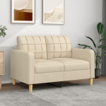 ZEYUAN 359085 2-kohaline diivan Cream 120 cm kangas, Diivanid ja diivanid, Diivan elutuppa, Diivan teismeliste tuppa, Puhkussohv, Diivan magamistuppa, Polsterdatud diivanid