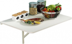 Wohnmobil-Tisch, Wandmontierter Klapptisch, Werkbank, Computertisch, Wei&szlig;, 80 x 58 cm, Spanplatte
