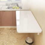 Klapptisch Platzsparender, moderner, wandmontierter Klappschreibtisch. Vielseitiger Klapptisch f&uuml;r kleine R&auml;ume, perfekt f&uuml;r das Home-Office, Arbeitszimmer, Wohnzimmer und minimalistisches D