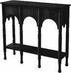 Sissep&auml;&auml;sulaua, Mid Century Modern Console Table 39 tolli, sissep&auml;&auml;sulaua ja elutoa aktsentlaud