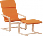 vidaXL lamamistool, TV-tool koos jalatoega, lamamistool elutuppa, l&otilde;&otilde;gastav tool, polsterdatud tool, TV-tool, tumekollane kangas