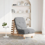 Tidyard Futon diivanvoodi madratsiga 60 x 206 x 11 cm massiivne m&auml;nnipuit