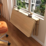 Klapptisch Platzsparender, wandmontierter Klapptisch. Robuster, faltbarer K&uuml;chenschreibtisch mit hoher Tragkraft, perfekt f&uuml;r kleine R&auml;ume sowie f&uuml;r den Einsatz im Wohnzimmer und Schlafzimme.
