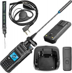 HYS Quansheng TK-11(5) 10W VHF/UHF Walkie Talkie, TYPE-C Ladeanschluss&2500mAh Akku, 999 Kanalnummern, Spektrum-Analysator, Professionelles Zweiwege-Funkger&auml;t mit D-Form H&ouml;rer