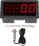 4 digitaalne punane/sinine, elektrooniline komponent, muud andurid, elektrooniline komponent, muud andurid, spidomeeter + Hall-l&auml;hedusl&uuml;liti andur, NPN, LED spidomeeter (punane)