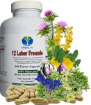 Liver Vital Complex 360 kapslit 12 maksa s&otilde;brad pluss maksa ravimtaimed kibuvitsa ained Piimaohakas Arti&scaron;okki V&otilde;ilill V&otilde;ilill Entian 100% puhas looduslik ilma lisaaineteta 26314