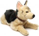 Uni-Toys - Saksa lambakoer lamav koer (koos rakmetega) - 65 cm (pikkus) - Pluusi koer, lemmikloom - Pluusi m&auml;nguasi, pehmed m&auml;nguasjad.