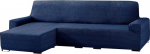 Eysa Aquiles Elastic Chaise Longue Short Arm Left, pol&uuml;ester-puuvillane, sinine, 43 x 37 x 14 cm