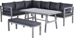 Garden Impressions 06590SO Lounge s&ouml;&ouml;gikomplekt, Arctic Gray, 245 x 195 x 73 cm