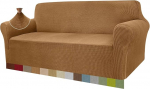 Granbest High Stretchy Diivan Covers, 3 istekoha Super Soft Stiilne Diivan Covers koertele Lemmikloomad Kassid Jacquard Spandex Non-Slip Diivan Slipcover elutoa m&ouml;&ouml;bli kaitsja (3 istekohta, Camel)