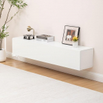 TV kapp, Lowboard, TV kapp, rippuv 160 x 30,5 x 34 cm, valge