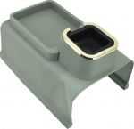 Uxsiya Couch Drink Holder, Sturdy Sofa Arm Tray, Durable Silicone Body, Practical for Balcony, Home Supplies, Couch Cup Holder (Improved Green)