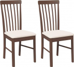 vidaXL S&ouml;&ouml;gitoatoolid koos padjadega 2 pruunist t&auml;ispuidust kummist k&ouml;&ouml;gitooli k&uuml;ljetool s&ouml;&ouml;gitooli s&ouml;&ouml;gitooli elutoa tool restorani tooliga