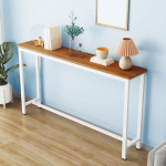 Generisch High Standing Tables, konsoollauad esikusse, kitsas kohvilaud hoiuruumiga, v&auml;ike esikusse laud, sissep&auml;&auml;suks, k&ouml;&ouml;k fuajeesse (Tamm, 31,5 x 11,8 x 39,4 tolli)