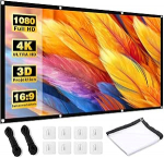 Proiettore 120 Pollici 16:9 HD Telo Proiettore Anti Rughe Pieghevole Portable Lavabile Proiettore 120 Pollici 16:9 HD Telo Proiettore Anti Rughe Pieghevole Portable Lavabile