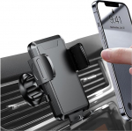 JNNJ mobiiltelefoni hoidja auto, reguleeritav 360 kraadi p&ouml;&ouml;ratav reguleeritav stendiga auto mobiiltelefoni hoidja, universaalne auto telefoni hoidja k&otilde;igile mobiiltelefonidele (must)