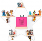 Boarti children's shelf, stars in various sizes and colours, for Toniebox and Tonies, for playing and collecting