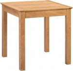 Hallowood HRE-TAB750 Hereford Small Square Solid Wood Dining Table 75 x 75 cm Oak Beige