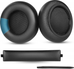 YunYiYi Asendusk&otilde;rvapadjad, mis &uuml;hilduvad Beyerdynamic MMX100 MMX150 MMX200 Pro peakomplektide valgu nahast k&otilde;rvapadjadega (ei sobi MMX300 DT seeria k&otilde;rvaklappidega)