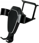 Auto Handyhalterung f&uuml;r Audi A4 B9 / A5 F5 2017-2025, Handy Auto Wiegen f&uuml;r Auto L&uuml;ftungsschlitze, H&auml;nde frei Smartphone Telefon Autohalterung f&uuml;r iPhone 17 16 15 14 13 12 11, Schwarz