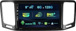 128GB sisseehitatud DAB+/HDMI/4G autoraadio Android 14 VW Sharan II 7N Seat Alhambra II 2010-2021 GPS navigatsioon WiFi 4G CarPlay Android auto peeglilink Bluetooth 5.0 kaamera + mikrofon