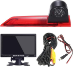 HD Caravan tagurduss&uuml;steem pidurituled tagurduskaamera Van Roof Camera parkimiskaamera parkimisabi koos reguleeritava nurgaga, mis &uuml;hildub Ford Transit Custom Business MPV SUV bussiga