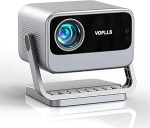 Ametliku rakenduse Smart Projector 4K kodukino, VOPLLS 800ANSI projektor automaatse fookuse ja trajektoorikorrigeerimisega, Dolby Audio/HDR10+ v&auml;liprojektor WiFi6 Bluetoothiga mobiiltelefoni jaoks