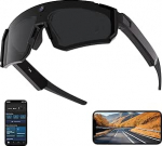 AI Smart prillid koos kaameraga - jalgrattas&otilde;idu prillid ja spordiprillid naistele/meestele 4K HD video, foto ja t&otilde;lkega, UV400 kaitse, ideaalne jalgrattas&otilde;iduks ja v&auml;listegevuseks