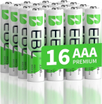 EBL AAA patarei 1100 mAh 16 kaupa - t&uuml;&uuml;p NI-MH, 1,2 V patareid AAA laetavad, mikro AAA patareid.