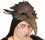 MIMIKRY R&ouml;&ouml;vlinnu mask sulgedega Pruun nokk mask Linnu mask Halloween Vares Vares linnu Commedia dell'arte katku mask