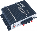 Fasizi LP-V3S Hi-Fi Stereo v&otilde;imendi 2 Ch 25WR.M.S k&otilde;lariga 3,5 mm audio sisendiga, 3,5 mm MP3 pesa 5 A toiteallikaga arvutitele, MP3 m&auml;ngijatele jne. - Must