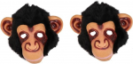 ABOOFAN Pack of 2 Halloween Orangutan kost&uuml;&uuml;m &scaron;impansimaskid suu maskid n&auml;gu t&auml;is laste ahv juuksed loomade gorilla pea mask kleit suur pidu uudsus naljakas &otilde;udus kuni kate