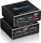 ROFAVEZCO 4K 120Hz HDMI 2.1 Splitter 8K 60Hz 1-in-2 Out VRR ALLM HDCP2.3 HDR10 8KUHD Dolby Vision Atmos Scaler 4K 1080P EDID Dual Monitori HDMI Splitter 1X2 PS5 SkyQ Xbox NVIDIA AMD jaoks