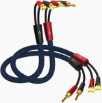 Monosaudio paar High End k&otilde;larikaablid, 13AWG, 2M HiFi k&otilde;larikaabel kullatud banaanidega ja Spade HiFi v&otilde;imendi, AV-vastuv&otilde;tja, k&otilde;lar CD / DVD dekooder (Spade kuni Bananas)