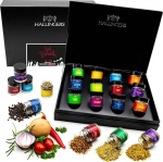 Hallingers Merry Christmas - Spices Christmas Gift Set K&auml;sitsi valmistatud, 12 v&uuml;rtsi (komplekt) - Kingitus suvel ja t&auml;iuslikuks grillikingituseks | Uus kodu &otilde;nnitlused s&otilde;pruse taastamine
