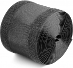 Must kaabli k&auml;epide ribad p&otilde;randakaabli kate Kaabli kaitse kaablijuhtimine kontorivaiba jaoks, hoiab kaablid korras ja kaitseb juhtmeid (4 tolli x 15 jalga)