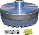 MASTER AUDIO 1 Driver DR8 Tweeter Compression 300 Watt RMS 600 Watt Max Keere 3,44 cm 8 Ohm 109 dB m&auml;his 5,20 cm 1 tk + kondensaator ja 3 tasuta kleebis