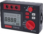 Shock Proof Electric Ohmmeter 20V 200V 600V Voltmeter LCD Display 9999 Counts for Insulation Testing (EU Plug 110-240V)