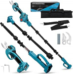 Akutoitel t&ouml;&ouml;tavad elektrilised oksak&auml;&auml;rid teleskoopvarrega 45 mm, mis &uuml;hilduvad Makita 18 V harjadeta mootoriga LCD-ekraaniga puude ja viljapuude l&otilde;ikamiseks (ilma akuta).