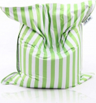 Beauty.Scouts Kinzler Bean Bag Stripes Suitable for Indoor and Outdoor Use 140 x 180 cm Seat Cushion Colourful Simple Colour Green