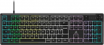 Corsair K55 Core RGB Membraan m&auml;nguklaviatuur - Reaktiivsed l&uuml;litid - Klahvivahetuse takistus - 10 tsooniline RGB - Multimeedia puuteekraanid - iCUE &uuml;hilduv - AZERTY FR - PC, Mac - must