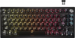 Corsair K65 Plus juhtmeta 75% RGB Hot-Swappable mehaaniline m&auml;nguklaviatuur - eelliimitud taktilised Corsair MLX Fusion l&uuml;litid - kahe kihiline helisummutus - PBT klahvikatted - QWERTY NA - must