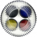 Celestron Lunar and Planetary Eyepiece Filter Set - 4 Pack - With Rich Yellow (12), Orange (21), Blue (80A) and Polarizing Neutral Density Filters for 1.25" Eyepieces - 94119-10