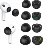 Memory-Foam-Ohrst&ouml;psel f&uuml;r AirPods Pro 3, ger&auml;uschisolierende Ersatz-Ohrtips mit sicherem Sitz, weicher Tragekomfort, mit Aufbewahrungsbox, 4 Paar (XS/S/M/L)