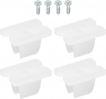MACHSWON veekindel LED ribade kinnitusklambrid, klamber, klamber, kinnitusklambrid, sobivad 5mm kuni 6mm silikoonist LED ribade jaoks, valgustuse l&auml;bipaistev 30tk